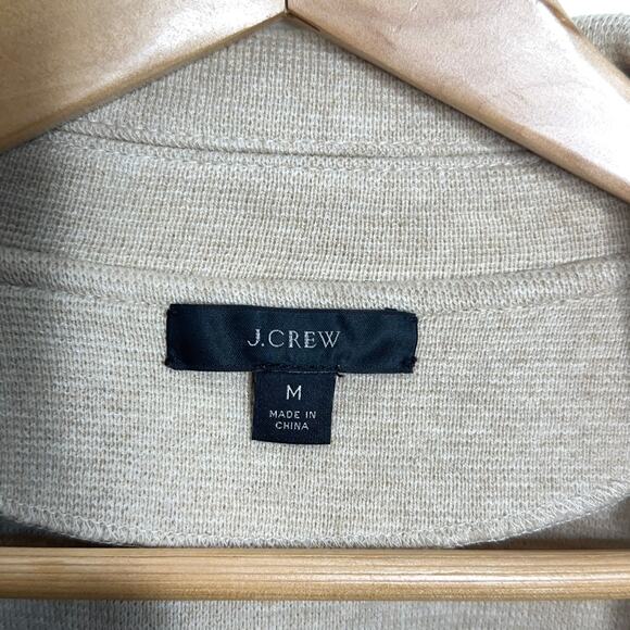 J. CREW Sophie Open Front Sweater Blazer Tan Camel {Y37} - Picture 8 of 10